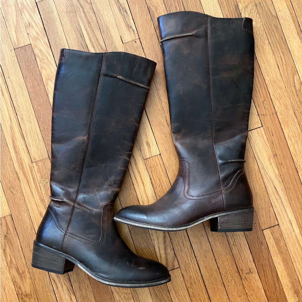 SEYCHELLES Brown Knee-High Boots sz 10